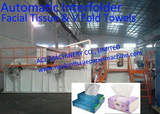 Full Automatic Interfolder Facial Tissue Machine With Latest Technology