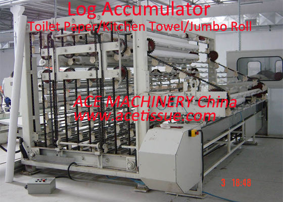 Accumulateur complètement automatique de rondin pour Maxi Roll Tissue Diameter 250mm