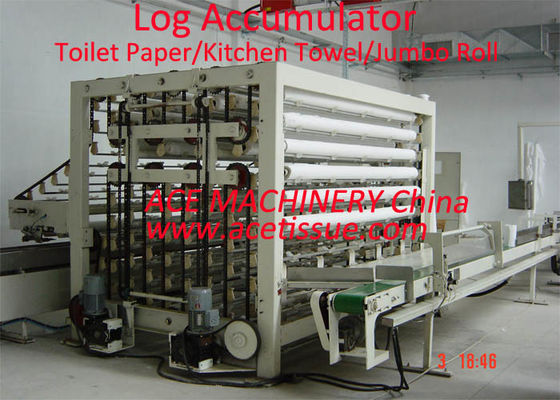 Accumulateur industriel automatique de rondin de petit pain pour le diamètre 250mm de tissu de petit pain de main