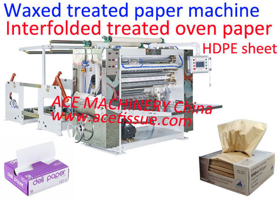 Machine de pliage de papier entrelacé pour papier ciré four papier cuisson papier parchemin antiadhésif