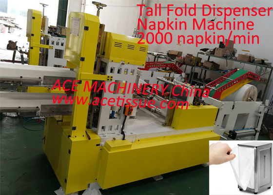 Serviette 2000 à grande vitesse/minutes de fabricants de machine de pliage de serviette de conception de l'Amérique