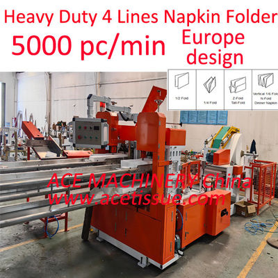 Machine automatique de fabrication de serviettes en papier avec unité de séchage et conception italienne