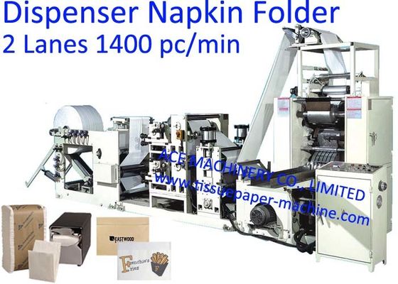 Machine de serviette de 2800 feuilles/de distributeur ruelles de la minute deux