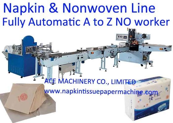 Chaîne de production entièrement automatisée de serviette