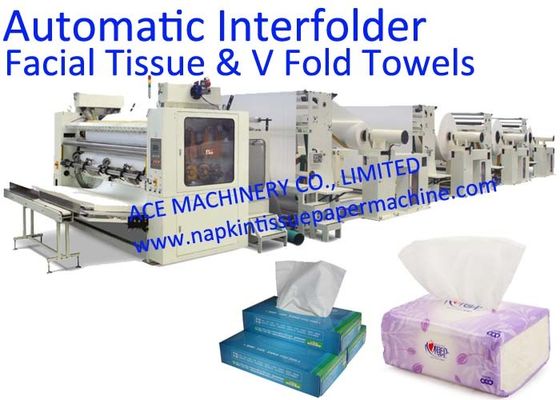 Machine complètement automatique de tissu facial d'Interfolder avec la plus défunte technologie