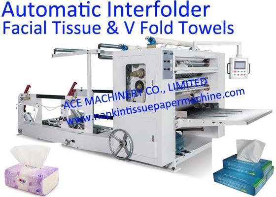 Machine à grande vitesse de serviette de pli de V, machine automatique de serviette d'Interfold