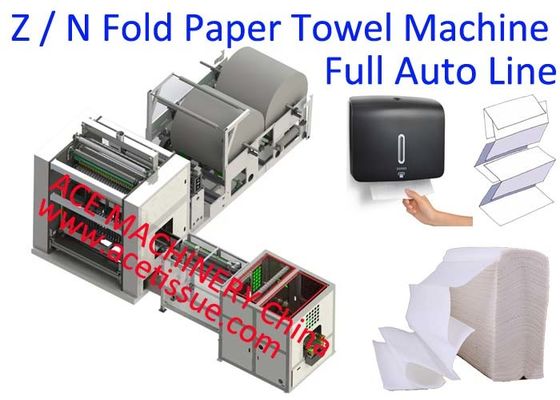 Transfert entièrement automatique de papier de machine de serviette à la machine à emballer de serviette de main