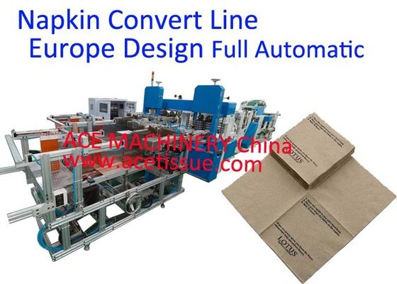 Machine complètement automatique de serviette pour grande vitesse du déjeuner 13X13 »
