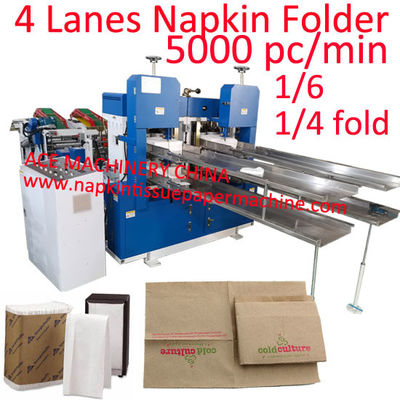 Machine multi à grande vitesse de serviette de papier de taille avec double graver de 4 plate-formes et double Rolls en refief enorme