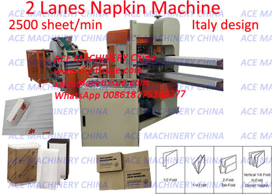 Machine se pliante gravante en refief pneumatique de papier de soie de soie de la serviette 240x240mm1/4