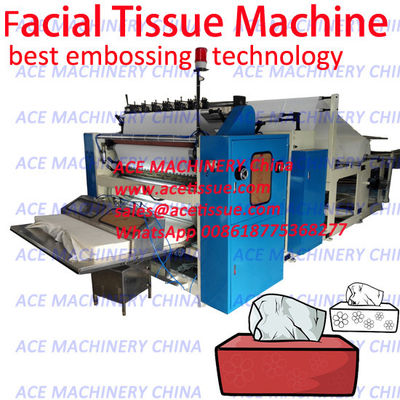 Machine automatique à grande vitesse de tissu de visage de dessin de boîte avec plein graver et graver en refief en refief de bord